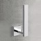 Toilet Paper Holder, Modern, Square, Chrome, Vertical